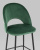 Стул полубарный Меган велюр зеленый. Фото №9