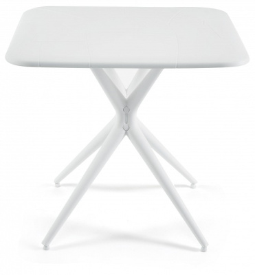 Стол KNORR (mod. TT73) пластик, 83х83х76 см, белый. Фото №2