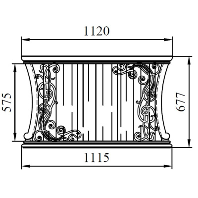 Зеркало навесное Тэсоро ГМ 6392 фото Зеркало навесное Тэсоро ГМ 6392. Фото №4