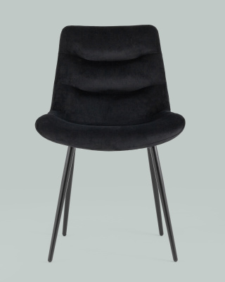 Стул Остин велюр черный. Фото