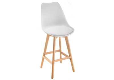 Барный стул Burbon белый фото Барный стул Burbon белый. Фото №2