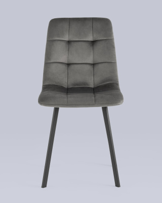 Стул Chilly велюр антрацитовый. Фото