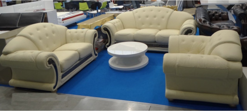 Диван-кровать Versace 3-х местный белый. Фото №23