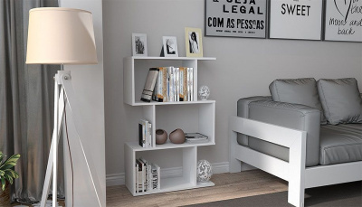 Стеллаж Polini Home Smart, белый. Фото №5