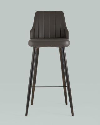 Стул барный Коналл экокожа таупе фото Стул барный Коналл экокожа таупе. Фото №5