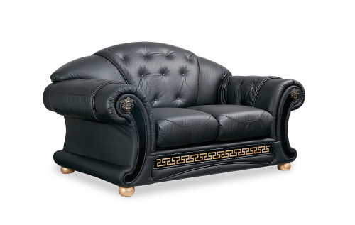 Диван Versace 2-х местный лавсит черный. Фото №6