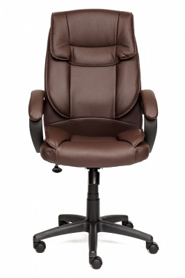 Кресло OREON кож/зам, коричневый/коричневый перфорированный, 36-36/36-36/06 (id:  ). Фото №2