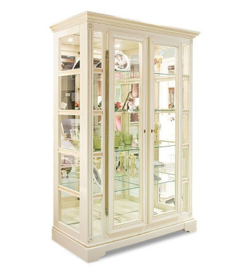 Шкаф с витриной Полонез ММ-174-02. Фото