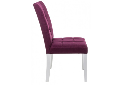 Стул деревянный Madina white / fabric purple фото Стул деревянный Madina white / fabric purple. Фото №3