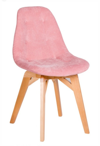 Стул EAMES lite Розов/Натуральный Бук фото Стул EAMES lite Розов/Натуральный Бук. Фото №2