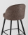 Стул барный Лион коричневая экокожа. Фото №8