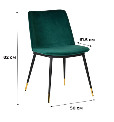 Стул Jagger Jewel Green фото Стул Jagger Jewel Green. Фото №3